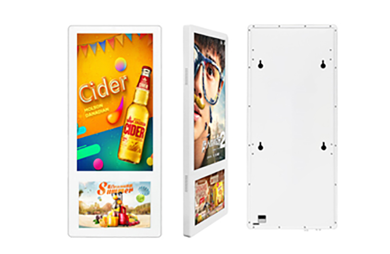 19寸双屏壁挂广告机